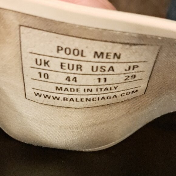 MENS BALENCIAGA SLIDES - Picture 6 of 6